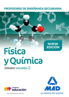 FÍSICA Y QUÍMICA TEMARIO V.2 PROFESORES ENSEÑANZA SECUNDARIA