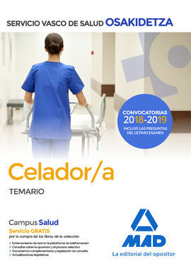 CELADOR DE OSAKIDETZA-SERVICIO VASCO DE SALUD. TEMARIO