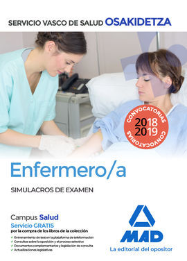 ENFERMERA/O SIMULACROS DE EXAMEN OSAKIDETZA