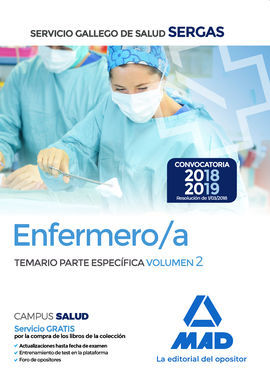 ENFERMERO/A VOLUMEN 2 S. GALLEGO DE SALUD