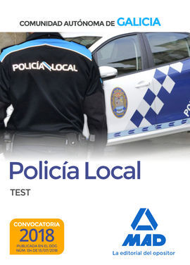 POLICIA LOCAL TEST (COMUNIDAD AUTONOMA DE GALICIA)
