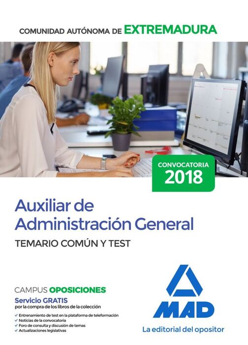 AUXILIAR DE ADMINISTRACIÓN GENERAL DE LA COMUNIDAD AUTÓNOMA DE EXTREMADURA. TEMA
