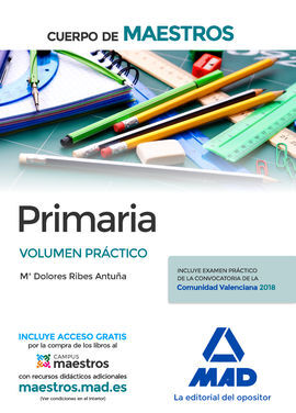 CUERPO DE MAESTROS PRIMARIA VOLUMEN PRÁCTICO