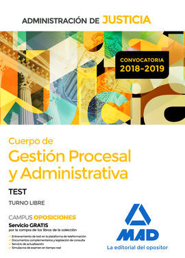 CUERPO DE GESTIÓN PROCESAL Y ADMINISTRATIVA DE LA ADMINISTRACIÓN DE JUSTICIA (TU