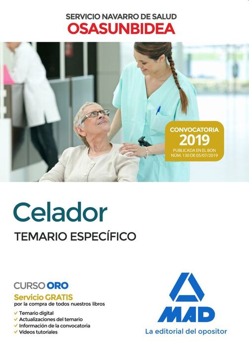 TEMARIO ESPECIFICO. CELADOR DEL SERVICIO NAVARRO DE SALUD-OSASUNBIDEA.