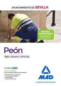 PEÓN DEL AYUNTAMIENTO DE SEVILLA. TEST GRUPO I (OFICIOS)