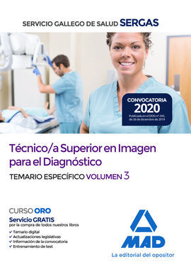 TÉCNICO SUPERIOR EN IMAGEN PARA EL DIAGNOSTICO VOLUMEN 3