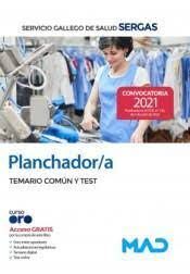 PLANCHADOR/A SERGAS. TEMARIO COMUN Y TEST