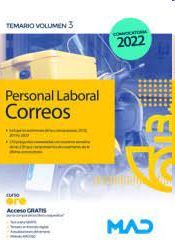 TEMARIO. PERSONAL LABORAL DE CORREOS Y TELÉGRAFOS