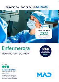 ENFERMERO SERGAS. TEMARIO PARTE COMUN