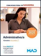 TEMARIO VOL 2 ADMINISTRATIVO COMUNIDAD FORAL DE NAVARRA