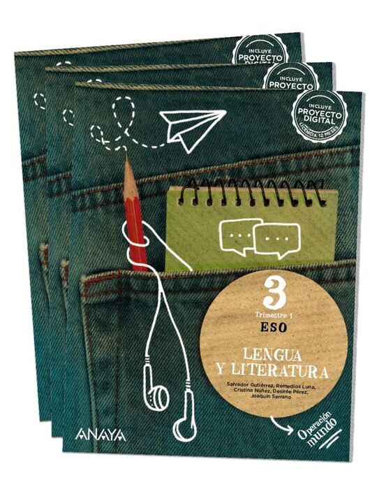 LENGUA Y LITERATURA 3 ESO - OPERACIÓN MUNDO