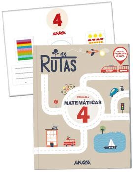 MATEMÁTICAS 4. RUTAS. (INCLUYE MATERIAL MANIPULATIVO)