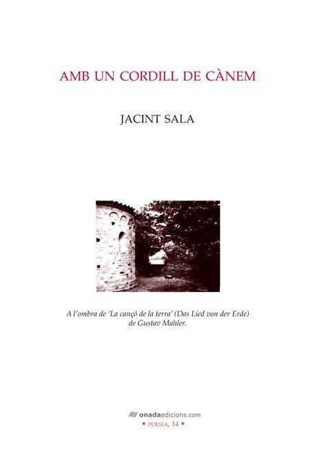 AMB UN CORDILL DE CÀNEM