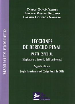 LECCIONES DE DERECHO PENAL. PARTE ESPECIAL