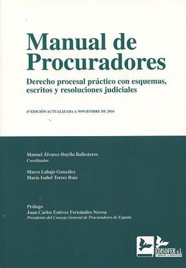 MANUAL DE PROCURADORES. 4ª EDICION. 2016