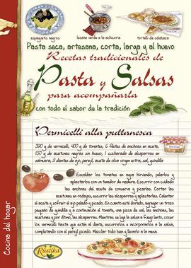 PASTAS Y SALSAS PARA ACOMPAÑAR
