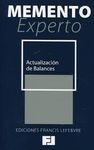 MEMENTO EXPERTO ACTUALIZACIÃN DE BALANCES
