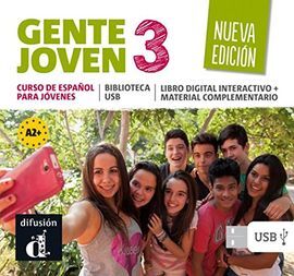 GENTE JOVEN 3 NUEVA EDICIÓN - BIBLIOTECA USB