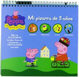 PEPPA PIG. 3 AÑOS, MI PIZARRA PARA JUGAR Y APRENDER