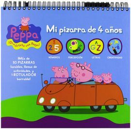 PEPPA PIG. 4 AÑOS, MI PIZARRA PARA JUGAR Y APRENDER