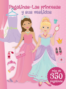 LAS PRINCESAS Y SUS VESTIDOS. PEGATINAS