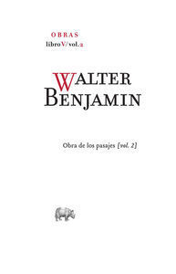 W.BENJAMIN OBRAS LIBRO V/VOL.2