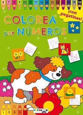 COLOREA POR NUMEROS VERDE