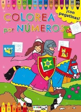 COLOREA POR NUMEROS ROSA