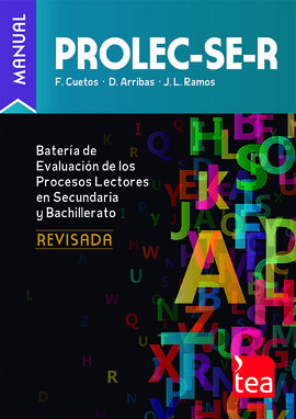 PROLEC-SE-R. BATERÍA DE EVALUACIÓN DE LOS PROCESOS LECTORES EN SECUNDARIA Y BACH (REF:2R3700)