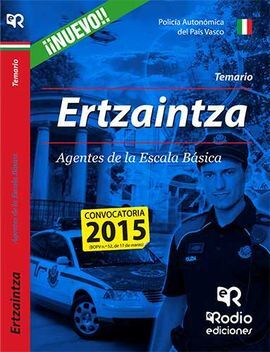 TEMARIO - ERTZAINTZA . AGENTES DE LA ESCALA BASICA