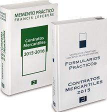 PACK: MEMENTO PRÁCTICO CONTRATOS MERCANTILES 2015-2016 + FORMULARIOS PRÁCTICOS C