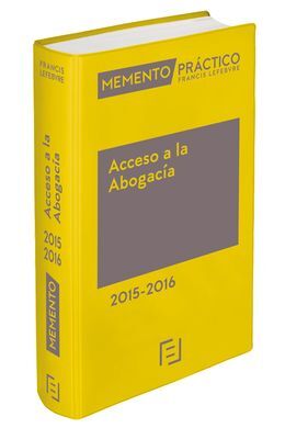 MEMENTO PRÁCTICO ACCESO A LA ABOGACÍA 2015-2016