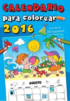 CALENDARIO PARA COLOREAR 2016