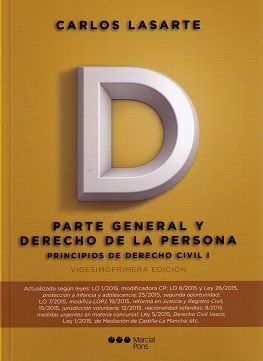 PRINCIPIOS DE DERECHO CIVIL I (21ª ED.)