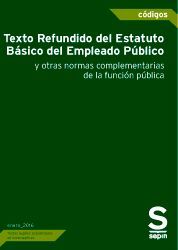 TEXTO REFUNDIDO DEL ESTATUTO BÁSICO DEL EMPLEADO PÚBLICO