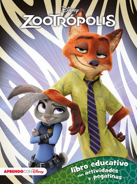 ZOOTRÓPOLIS - LIBRO EDUCATIVO DISNEY CON ACTIVIDADES Y PEGATINAS