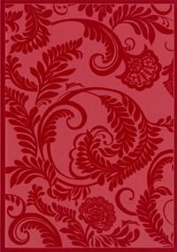 LIBRETA GRANDE VELVET (ROJA)