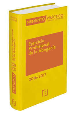MEMENTO EJERCICIO PROFESIONAL DE LA ABOGACÍA 2016-2017