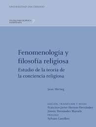 FENOMENOLOGÍA Y FILOSOFÍA RELIGIOSA