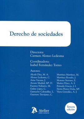 DERECHO DE SOCIEDADES. 3ª EDIC. 2017