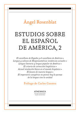 ESTUDIOS SOBRE EL ESPAÑOL DE AMÉRICA, 2