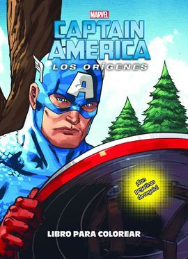 CAPITAN AMERICA. LOS ORIGENES. LIBRO PARA COLOREAR