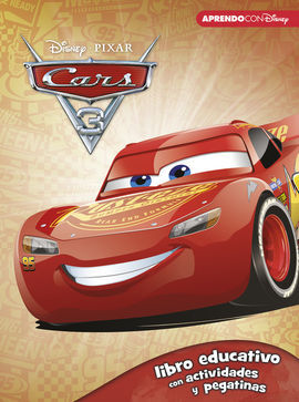 CARS 3. LIBRO EDUCATIVO DISNEY CON ACTIVIDADES Y PEGATINAS