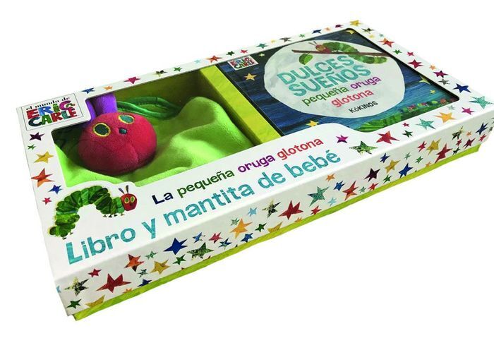 DULCES SUEÑOS, LIBRO Y MANTITA DE BEBÉ