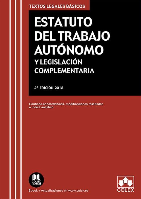 ESTATUTO DEL TRABAJO AUTÓNOMO Y LEGISLACIÓN COMPLEMENTARIA