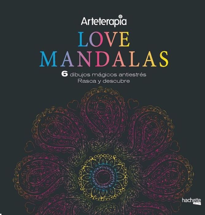 LOVE MANDALAS. 6 DIBUJOS