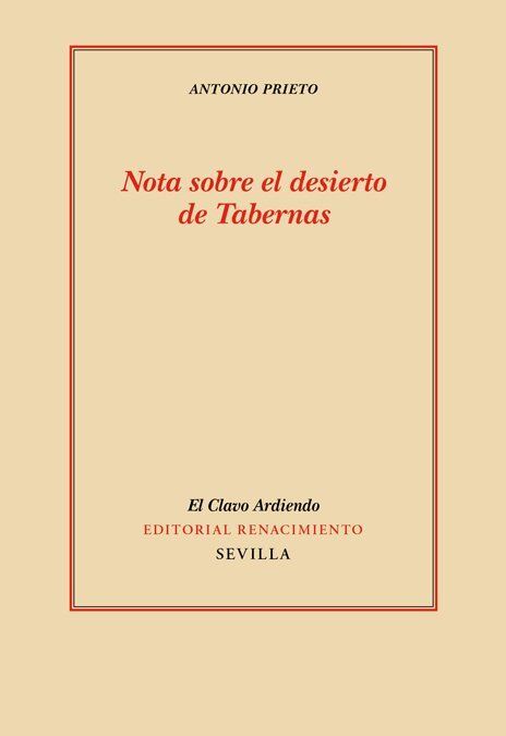 NOTA SOBRE EL DESIERTO DE TABERNAS