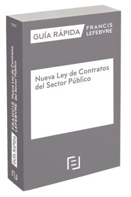 NUEVA LEY DE CONTRATOS DEL SECTOR PÚBLICO