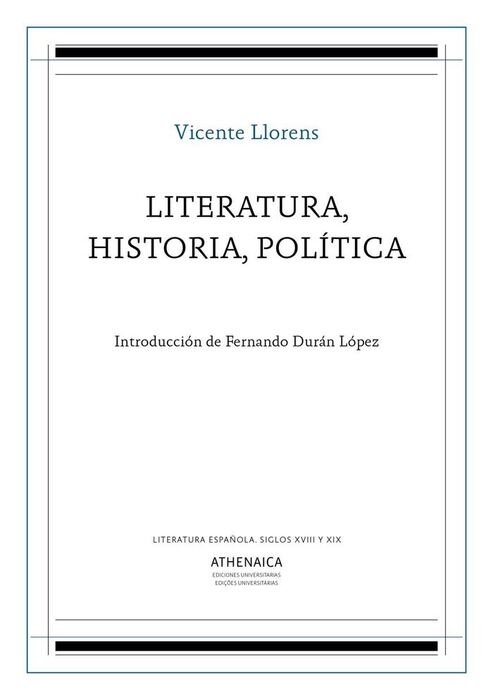 LITERATURA, HISTORIA, POLÍTICA